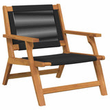 Garden Furniture 2 pcs Black 67 x 76 x 73 cm Solid Acacia Wood 367831