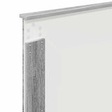 Headboard with Headboard Grey Sonoma 80 cm Engineered wood 887820