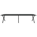 Folding Camping Bed Folding Manual Black Oxford fabric 42003193