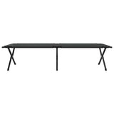Folding Camping Bed Folding Manual Black Oxford fabric 42003193