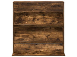 Magazine Rack Smoked Oak 70 x 41 x 96 cm Engineered Wood 899539