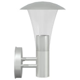 Outdoor Wall Lights 2pcs Silver Stainless Steel 4006237