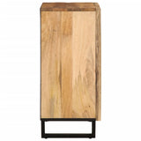 Sideboard 60x34x75 cm Solid Wood Rough Mango 377446