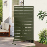 Privacy Screen Olive 100 x 50 x 180 cm Steel 868566
