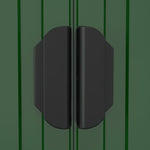 Garden Shed Green 192x274x223 cm Galvanised Steel 3147428