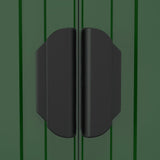Garden Shed Green 192x772x223 cm Galvanised Steel 3147434