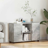 Sideboard with Shelf FLORIN Concrete Grey 88.5 x 30.5 x 55.5 cm 880294