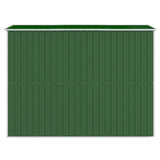 Garden Shed Green 192x274x223 cm Galvanised Steel 3147428