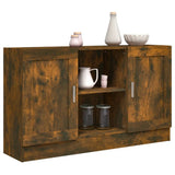 Sideboard Smoked Oak 120x30.5x70 cm Engineered Wood 815624