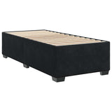 Bed Frame without Mattress Black Single Velvet 3284662