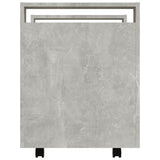 Desk Trolley Concrete Grey 60x45x60 cm Engineered Wood 816612