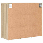 Shoe Cabinet Sonoma oak 77.5 x 30 x 67 cm Engineered wood 808714