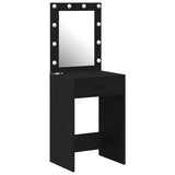 Dressing Table Black Oak 50 x 41 x 135 cm Engineered Wood 865038