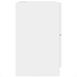 Sink Cabinet White 59x37x59 cm Engineered Wood 848108