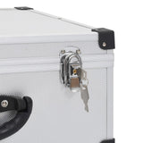 CD Case for 60 CDs Aluminium ABS Silver 91856