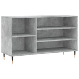 Shoe Cabinet Concrete Grey 102x36x60 cm Engineered Wood 831408