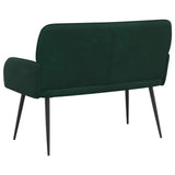 2 Seater Sofa with Metal Legs 2-Seater Dark Green Velvet 42051019
