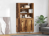 Highboard Old Wood 69.5 x 34 x 180 cm Engineered Wood 3415810