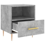 Bedside Cabinets 2 pcs Concrete Grey 40x35x47.5 cm Engineered Wood 827413