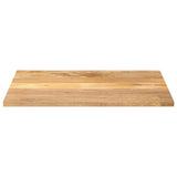 Table Top 110x80x3.8 cm Rectangular Solid Wood Mango 371548