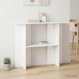 Console Table White 100 x 30 x 75 cm Engineered Wood 8001175