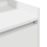 Bedside Cabinet with 2 Drawers White 38x34x80 cm 861355