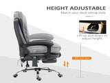 Heated 6 Points Vibration Massage Executive Office Adjustable Swivel Ergonomic High Back Desk T3398P328230