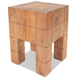 Stool Solid Mahogany Wood 244502