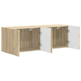 TV Wall Cabinet Wall-mounted 2 pcs Sonoma Oak 59.5 x 31 x 40 cm 892334