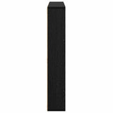 Magazine Rack 2 pcs Black Oak 60 x 12 x 70 cm Engineered Wood 890829