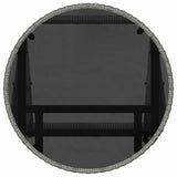 Garden Bistro Set 3 pcs Grey Poly rattan 3334964