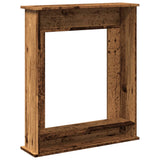 Fireplace Surround Old Wood 75x20x87.5 cm Engineered Wood 854587