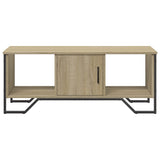 ZNTS Coffee Table Sonoma Oak 100x51x40 cm Engineered Wood 848490