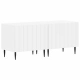 TV Cabinet White Engineered Wood 896455