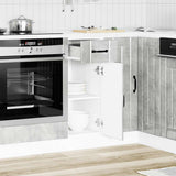 Kitchen Base Cabinet Lucca Concrete Grey Engineered Wood 853701