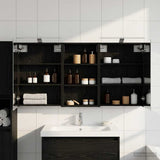 Bathroom Cabinet Set 3 pcs 140 x 14.5 x 70 cm Engineered wood 3403785