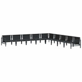 Garden Sofa Set Anthracite Steel 3378996