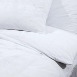 Duvet Cover Set White 220x240 cm Cotton 136163