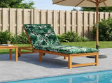 Sunlounger Cushion GEMERT 100% Polyester Leaf Pattern 947508