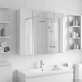 Bathroom Mirror Cabinet White 80 x 14.5 x 70 cm Engineered wood 889103