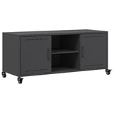 TV Cabinet Black 100.5x39x43.5 cm Steel 846662