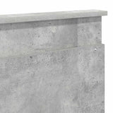 Headboard with Headboard Concrete Grey 200 cm Engineered Wood 887420