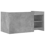 ZNTS Coffee Table Concrete Grey 100x50x50 cm Engineered Wood 848363