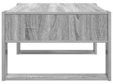 Coffee Table Grey Sonoma 92 x 53 x 45 cm Engineered Wood 8000097