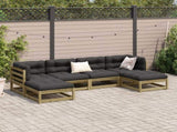 6 Piece Garden Sofa Set Impregnated Wood Pine 3299566