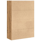 Bookcase Artisian Oak 80x30x114 cm Engineered Wood 857939