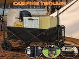 330LB Heavy Duty Foldable Trolley Cart Wagon Garden Beach Camping Festival UK 64776013