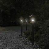 Outdoor Floor Lamp Black 80 cm Stainless Steel 4006385