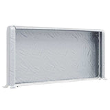 Firewood Rack with Rain Cover 300x25x150 cm Galvanised steel 4100712