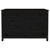 Garden Raised Bed Black 119.5x82.5x78 cm Solid Wood Pine 825314